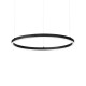 IdealLux-229508 - Oracle Slim - Black LED Pendant Ø 90 cm