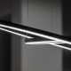 IdealLux-229508 - Oracle Slim - Black LED Pendant Ø 90 cm