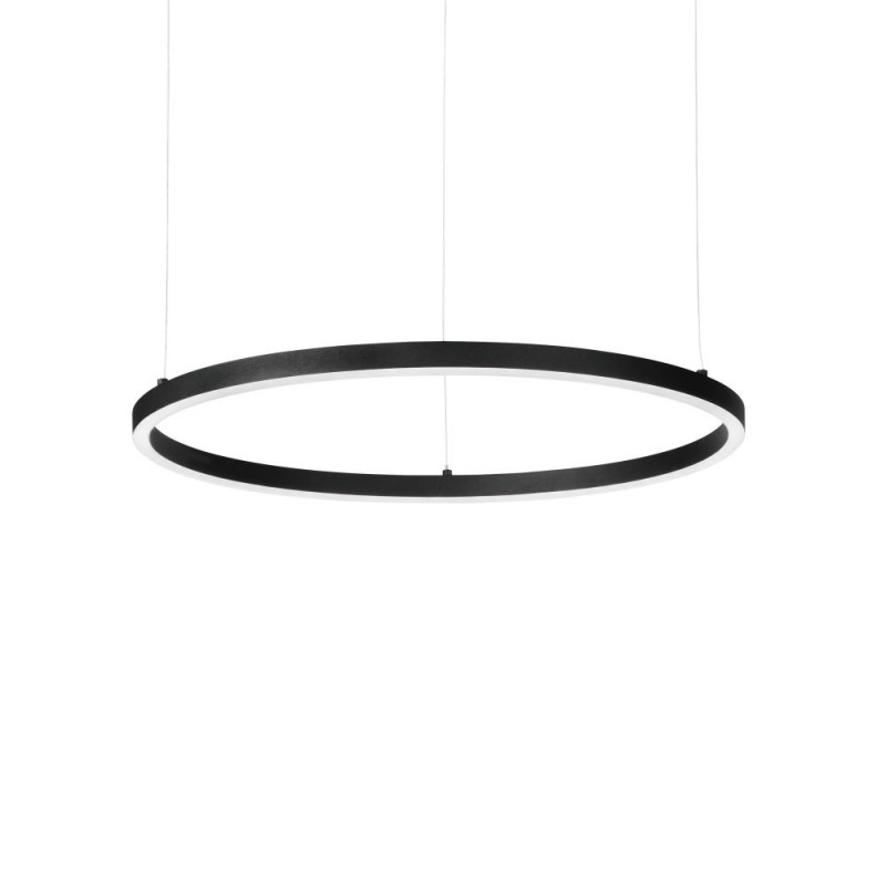 IdealLux-229515 - Oracle Slim - Black LED Pendant Ø 70 cm