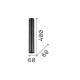 IdealLux-233215 - Look - Surface-Mounted White Cylindrical Spotlight 40 cm