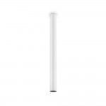 Look - Surface-Mounted White Cylindrical Spotlight 75 cm