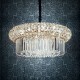 IdealLux-237794 - Nabucco - Gold 12 Light Chandelier with Crystal