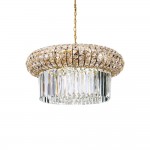 Nabucco - Gold 12 Light Chandelier with Crystal
