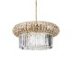 IdealLux-237794 - Nabucco - Gold 12 Light Chandelier with Crystal