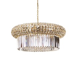 Nabucco - Gold 16 Light Chandelier with Crystal