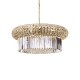 IdealLux-237800 - Nabucco - Gold 16 Light Chandelier with Crystal