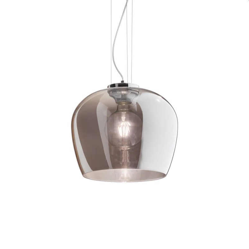 IdealLux-241517 - Blossom - Chrome Pendant with Smoked Glass