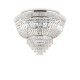 IdealLux-243566 - Dubai - Chrome 24 Light Ceiling Lamp with Crystal