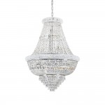 Dubai - Chrome 24 Light Chandelier with Crystal