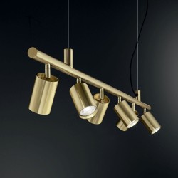 Dynamite - Satin Brass 4 Light Linear Fitting