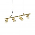 Dynamite - Satin Brass 4 Light Linear Fitting
