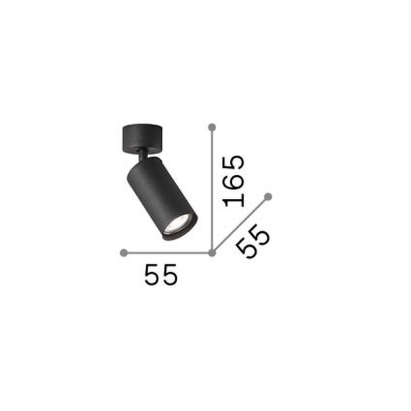 IdealLux-244662 - Dynamite - Satin Brass Spotlight