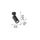 IdealLux-244662 - Dynamite - Satin Brass Spotlight