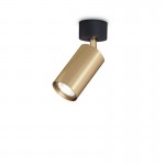Dynamite - Satin Brass & Black Spotlight  Dynamite - Satin Brass & Black Spotlight
