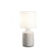IdealLux-245393 - Kali - Decorative Ceramic Table Lamp with White Shade