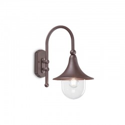 Cima - Outdoor Coffee Wall Lamp with Clear Diffuser Cima - Outdoor Coffee Wall Lamp with Clear Diffuser