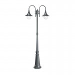 Cima - Outdoor Anthracite 2 Light Post with Clear Diffuser Cima - Outdoor Anthracite 2 Light Post with Clear Diffuser