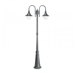 Cima - Outdoor Anthracite 2 Light Post with Clear Diffuser Cima - Outdoor Anthracite 2 Light Post with Clear Diffuser
