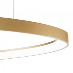 Gemini - Brushed Brass LED Pendant 36W