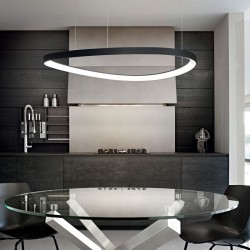 Gemini - Black LED Pendant 47W