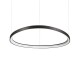 IdealLux-247281 - Gemini - Black LED Pendant 56W