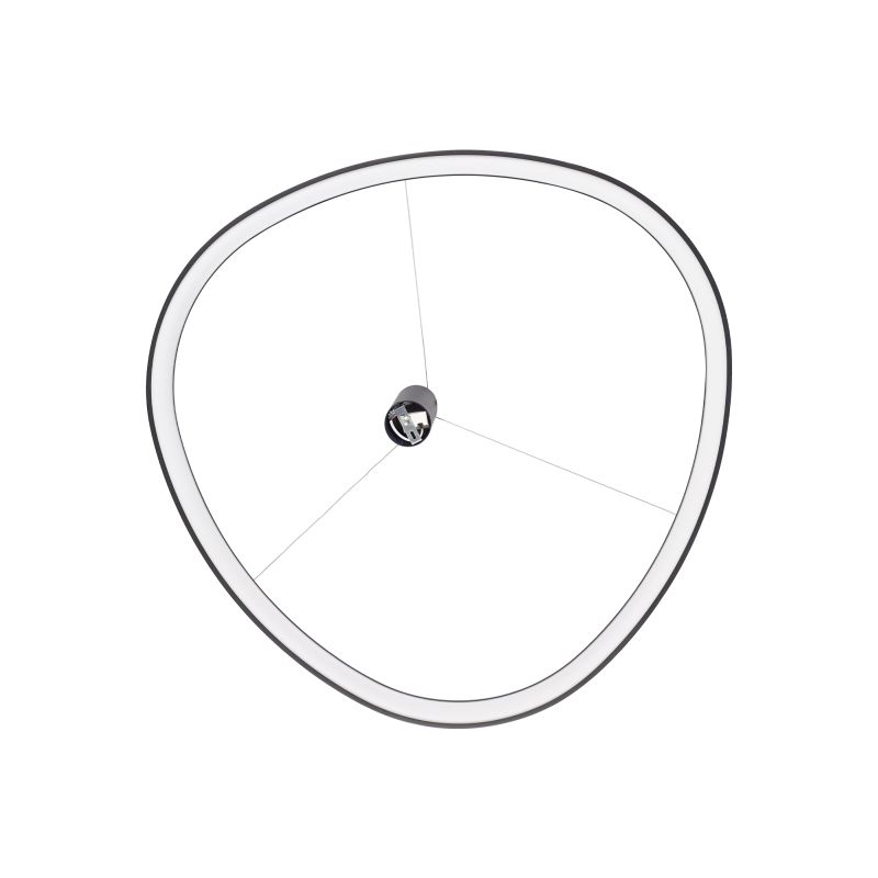 IdealLux-247281 - Gemini - Black LED Pendant 56W