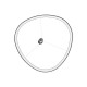 IdealLux-247281 - Gemini - Black LED Pendant 56W