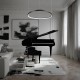 IdealLux-247281 - Gemini - Black LED Pendant 56W