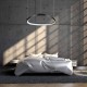 IdealLux-247281 - Gemini - Black LED Pendant 56W