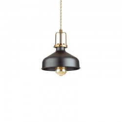 Eris - Black & Satin Gold Pendant ∅ 21 cm