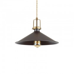 Eris - Black & Satin Gold Pendant ∅ 36 cm