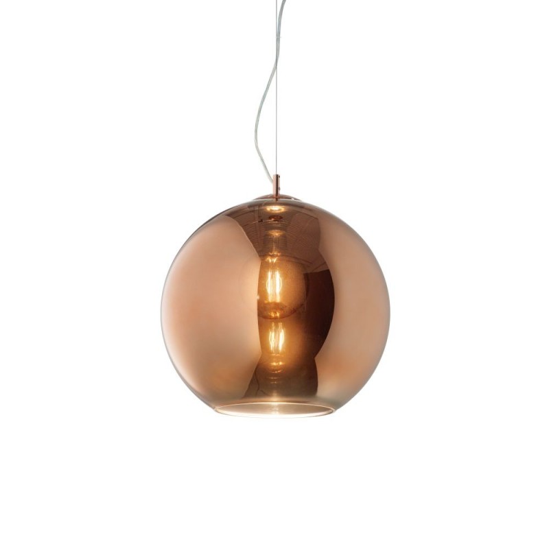 IdealLux-250328 - Nemo - Copper Glass Pendant Ø 20 cm