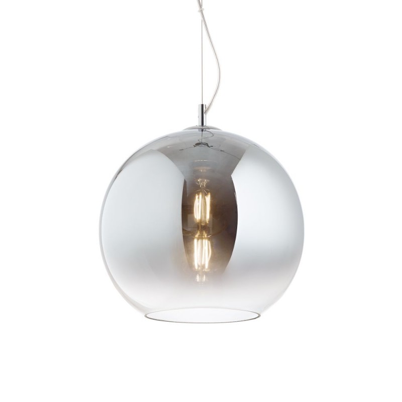 IdealLux-250359 - Nemo - Chrome Pendant with Ombre Glass Ø 40 cm