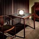 IdealLux-251127 - Lingotto - Black & Matt Brass Big Table Lamp with White Globe