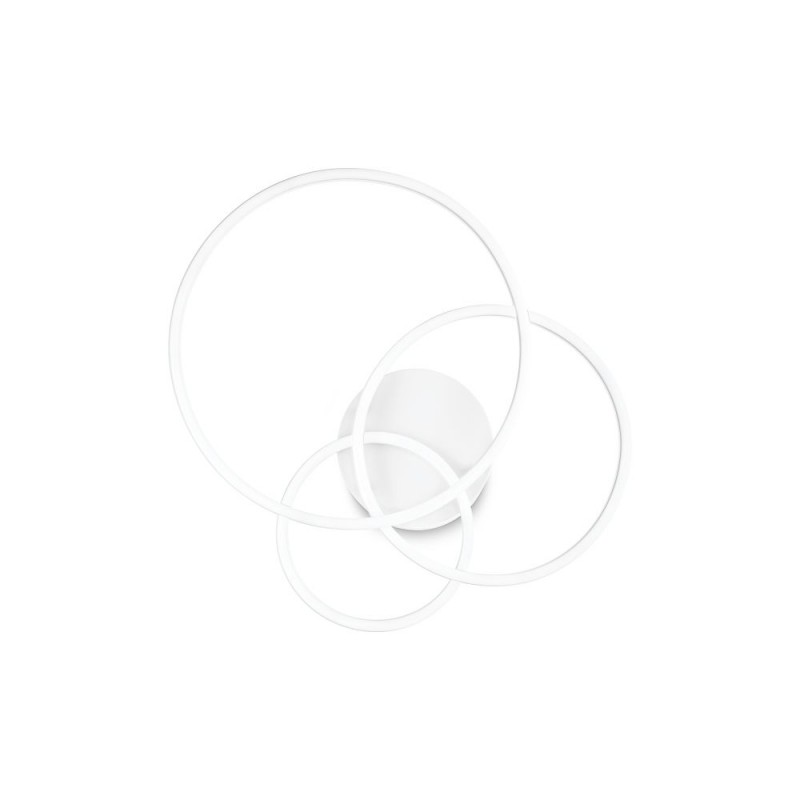 IdealLux-255019 - Frame - White LED Ceiling Lamp