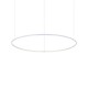 IdealLux-258751 - Hulahoop - White LED Pendant Ø 100.5 cm