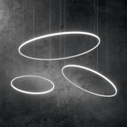 Hulahoop - White LED Pendant Ø 81.5 cm