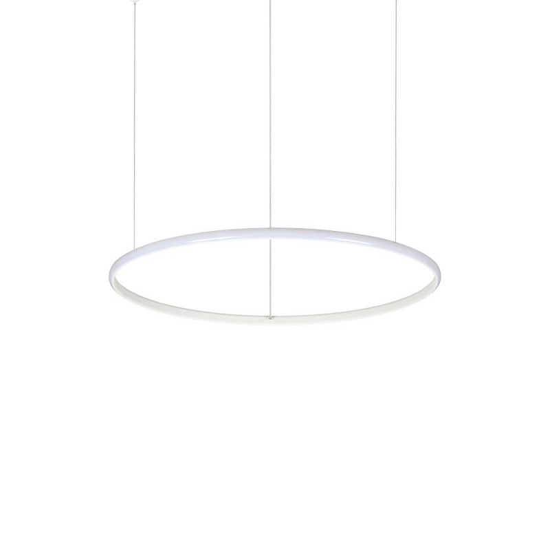 IdealLux-258775 - Hulahoop - White LED Pendant Ø 61 cm