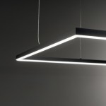 Oracle Slim - Black LED Pendant Ø 50 cm