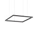 IdealLux-259161 - Oracle Slim - Black LED Pendant Ø 50 cm