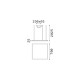 IdealLux-259178 - Oracle Slim - White LED Pendant Ø 70 cm