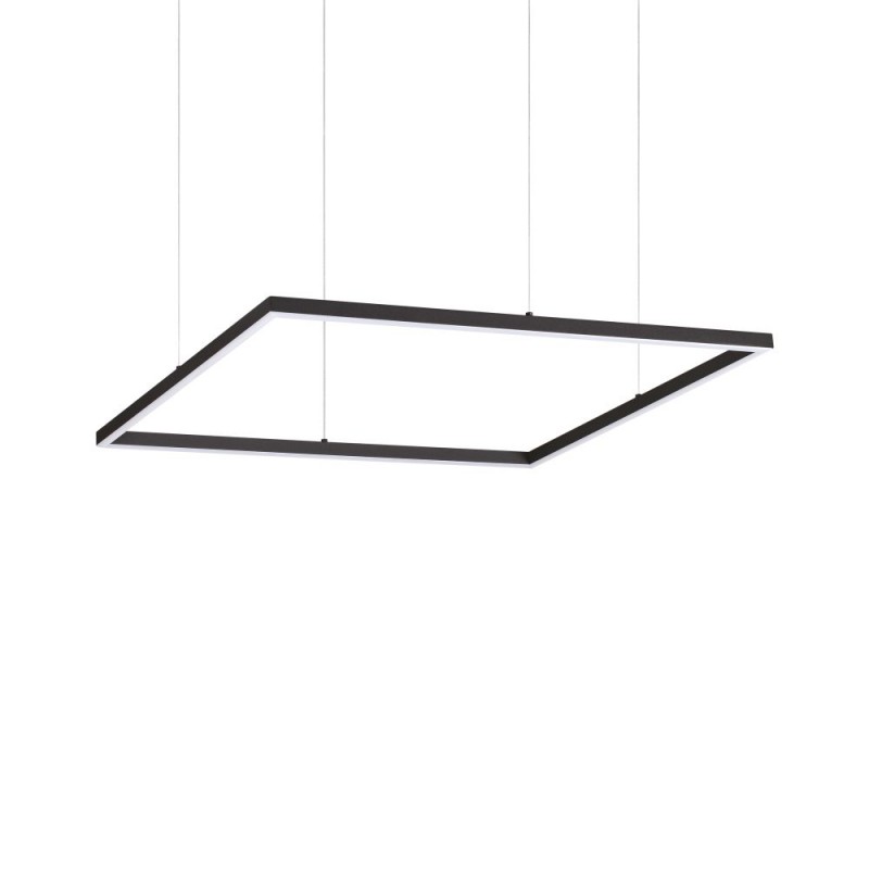 IdealLux-259185 - Oracle Slim - Black LED Pendant Ø 70 cm