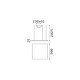 IdealLux-259192 - Oracle Slim - White LED Pendant Ø 90 cm