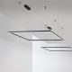IdealLux-259208 - Oracle Slim - Black LED Pendant Ø 90 cm
