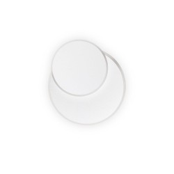 Pouche - White ​Circular LED Wall Lamp