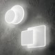IdealLux-259352 - Pouche - White Square LED Wall Lamp