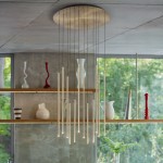 Look - Black 12 Light LED Cluster Pendant