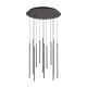 IdealLux-263434 - Look - Black 12 Light LED Cluster Pendant