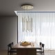 IdealLux-263663 - Look - Satin Brass 12 Light LED Cluster Pendant
