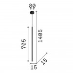 Look LED - White LED Pendant Ø 8 cm